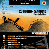 Fara Music Festival VI edizione 28 luglio/5 agosto - Il Calendario dei concerti con Ospiti internazionali!